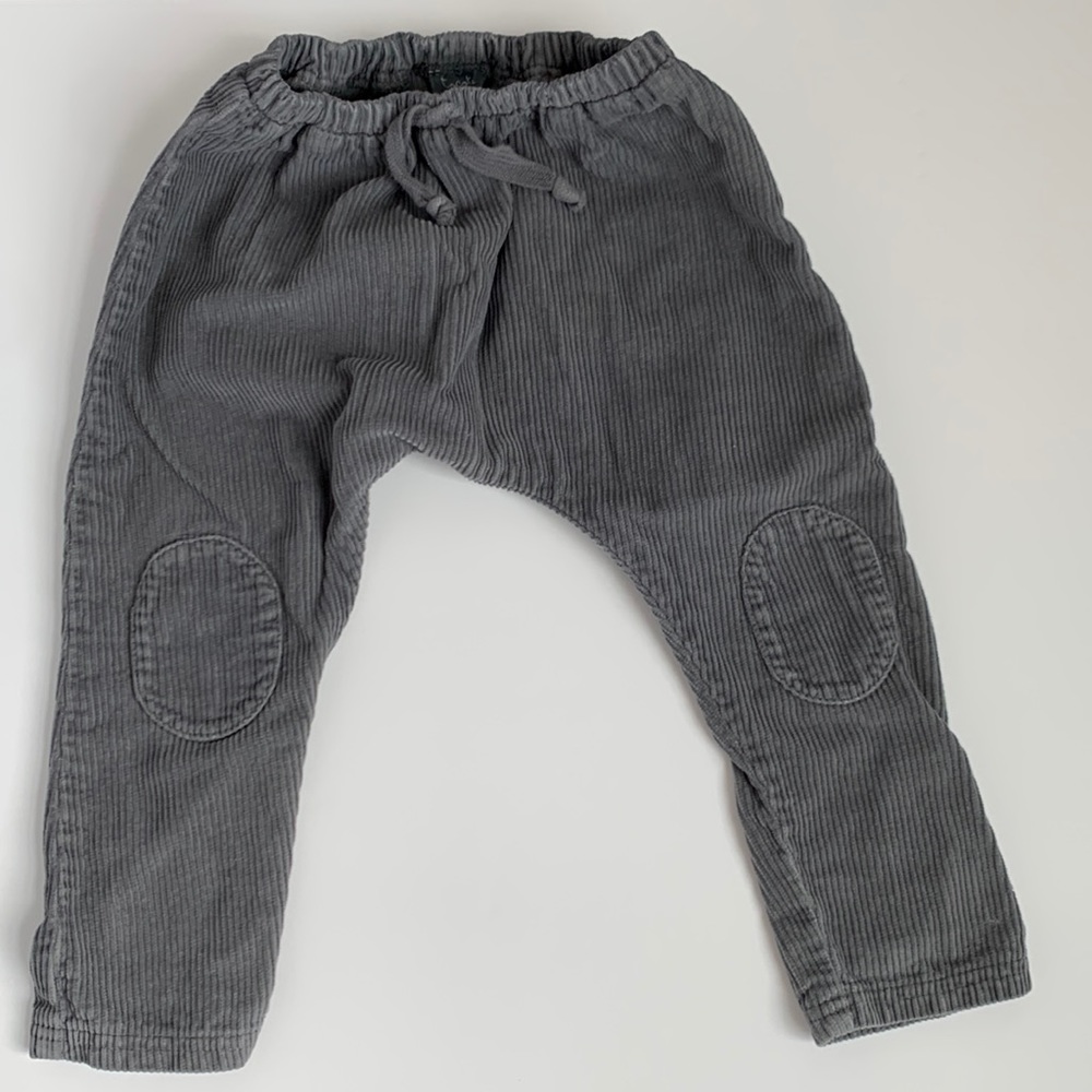 Tocoto Vintage Grey Corduroy Pants 2Y
